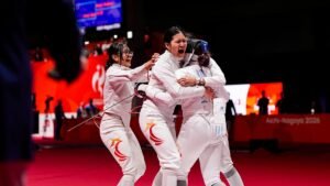 Fencing: Singapore women’s epee team bag Asian Games bronze