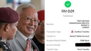 Najib Razak’s crowdfunding drive draws support and ridicule, including one-cent donations