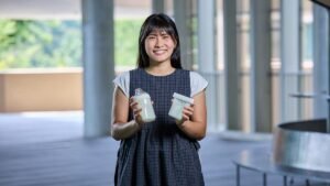Her sister struggled with feeding breast milk on the go – so this 23-year-old invented a better way