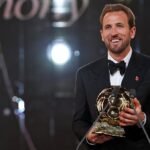 England and Bayern forward Harry Kane wins men’s Ballon d’Or