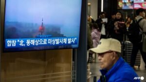 North Korea fires ‘around a dozen’ ballistic missiles into East Sea