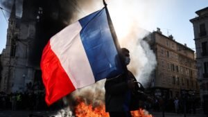 Prediction-market odds rise for Marine Le Pen in France 2027 presidential race as protests roil nation
