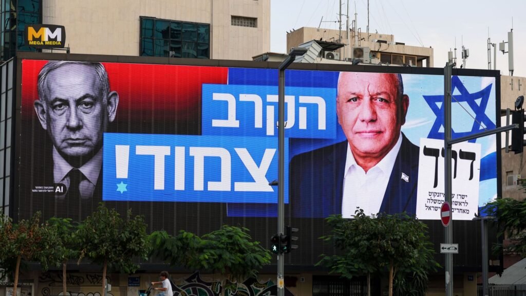 Israel election appears to have no clear winner with Netanyahu, opponent Eisenkot far short of majorities