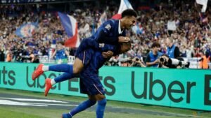 France come from behind to thrash Belgium 4-1