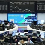 Shares slip as European bond bashing rumbles on