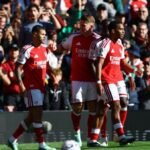 Guimaraes grabs winner as Arsenal rally to beat Leeds