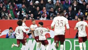 Augsburg score fastest Bundesliga goal but Bayern snatch comeback draw