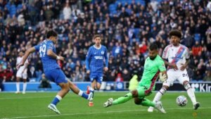 Gomez stunner as Brighton crush Palace, Man United held by Leeds
