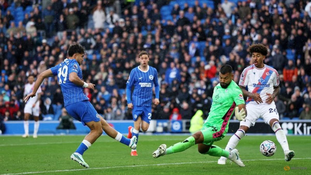 Gomez stunner highlights Brighton rout of Palace, Man United held by Leeds