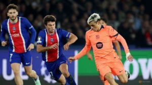 Barcelona take heart despite third straight defeat to PSG
