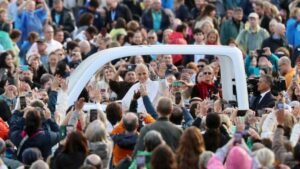 Pope Leo takes to popemobile for first time since lung cancer surgery