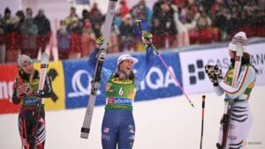 Alpine skiing-US veteran Moltzan opens World Cup season with first career win