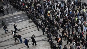 Fresh clashes rock France as protesters march on