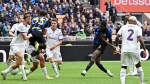 Inter strike late to keep pace with Lazio as Juve ease pressure with Lecce win