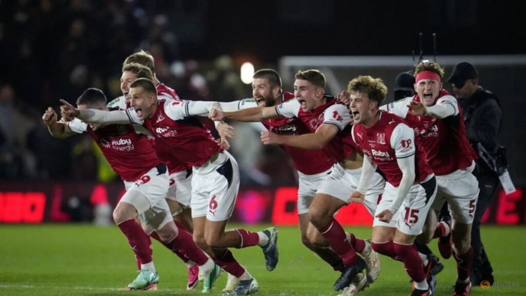Fourth-tier Fleetwood stun Arsenal in League Cup shootout