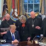 Catholic bishops apologise for ‘exploited’ Trump meeting