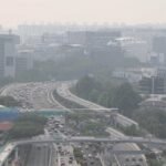 PM2.5 elevated in three regions across Singapore; PSI unhealthy in two