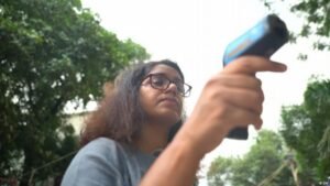 One woman takes aim at Delhi heat