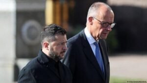 Merz pledges military and financial aid on visit to Ukraine