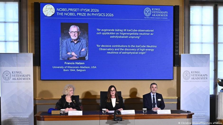Nobel Physics Prize goes to Francis Halzen for neutrino work