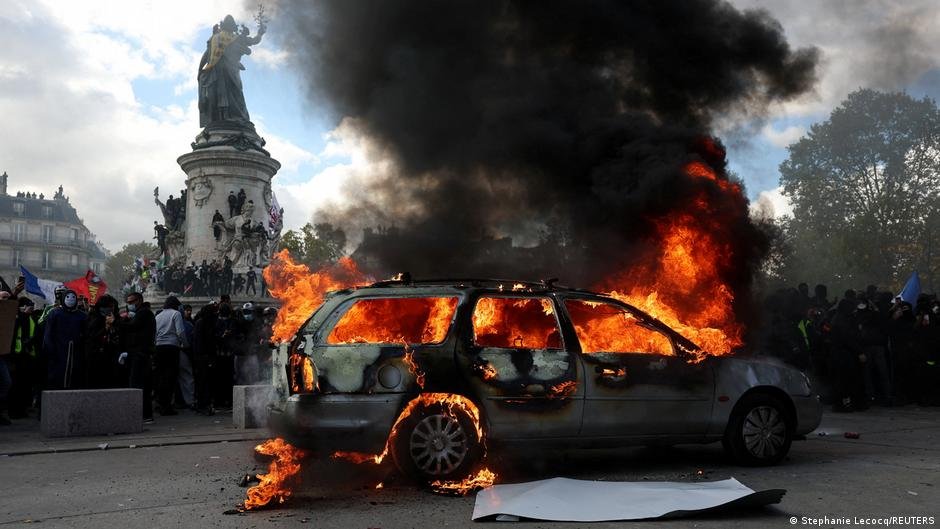 France reports more than 1,800 arrests after riots, looting and arson during cost-of-living protests