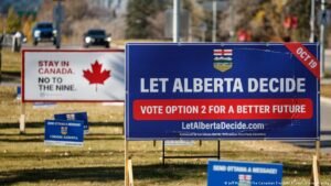 Alberta independence push fails as voters back Canada