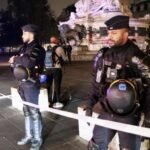 France bans protests in parts of Paris as Macron slams Trump comment