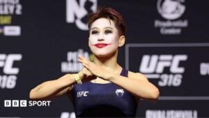 UFC 332: Wang Cong says Joker persona helps her ‘feel the fear’ in opponents