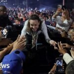 Crowds welcome Venezuela’s María Machado after months in exile