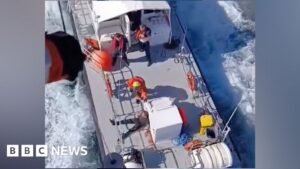 Zelensky condemns ‘horrific’ Russian strike on boat carrying corn in Black Sea