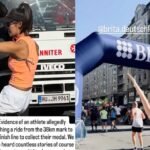 Chinese fitness influencer apologises after being caught riding bicycle during Berlin Marathon
