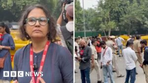 Watch: Heavy police and barricading at Delhi’s Jantar Mantar
