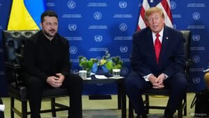 Trump says he wants Zelenskyy to ‘make a deal’ with Russia
