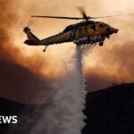 Watch: Aircraft deployed to fight burning Bryson fire in Malibu
