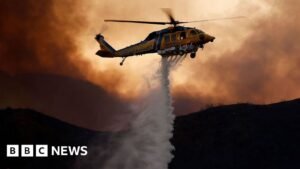 Watch: Aircraft deployed to fight burning Bryson fire in Malibu