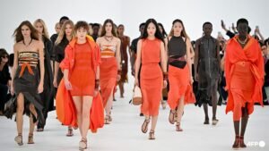 Hermes shows airy knits and slit skirts in spring/summer 2027 collection