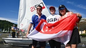 Singapore’s Asian Games sailing debutants clinch two silvers
