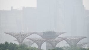 Air quality in Singapore sees slight improvement; 1-hour PM2.5 readings elevated in two regions