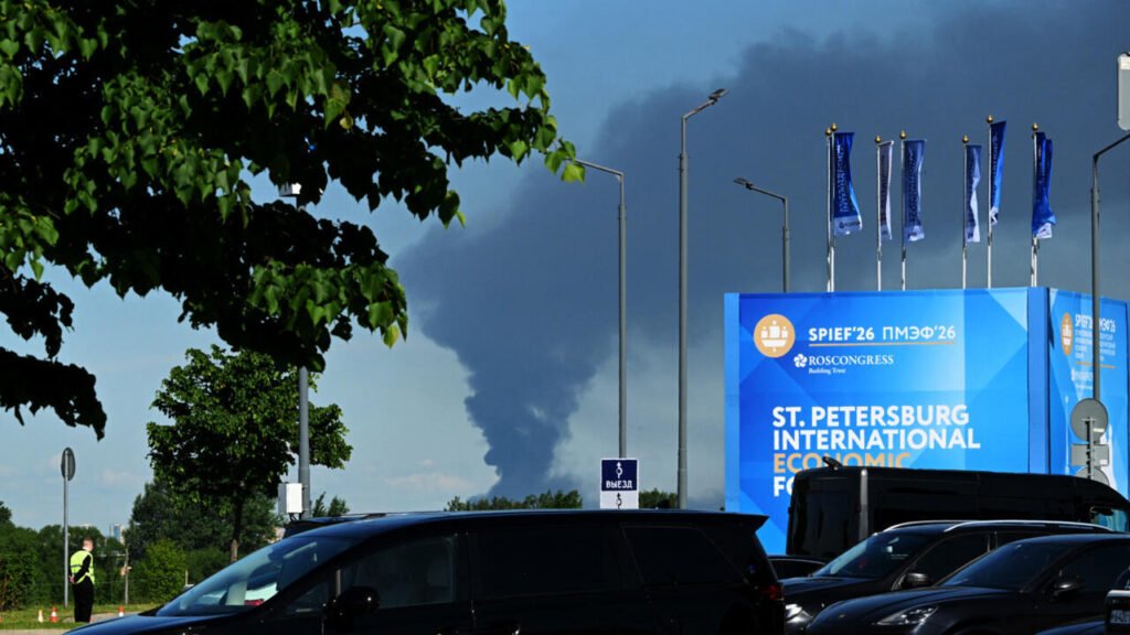 Ukrainian drones hit Saint Petersburg as ‘Russian Davos’ opens in the city