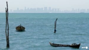 Container ship sinks off coast of Batam