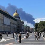 Ukrainian drones hit St Petersburg as Putin’s flagship economic forum opens