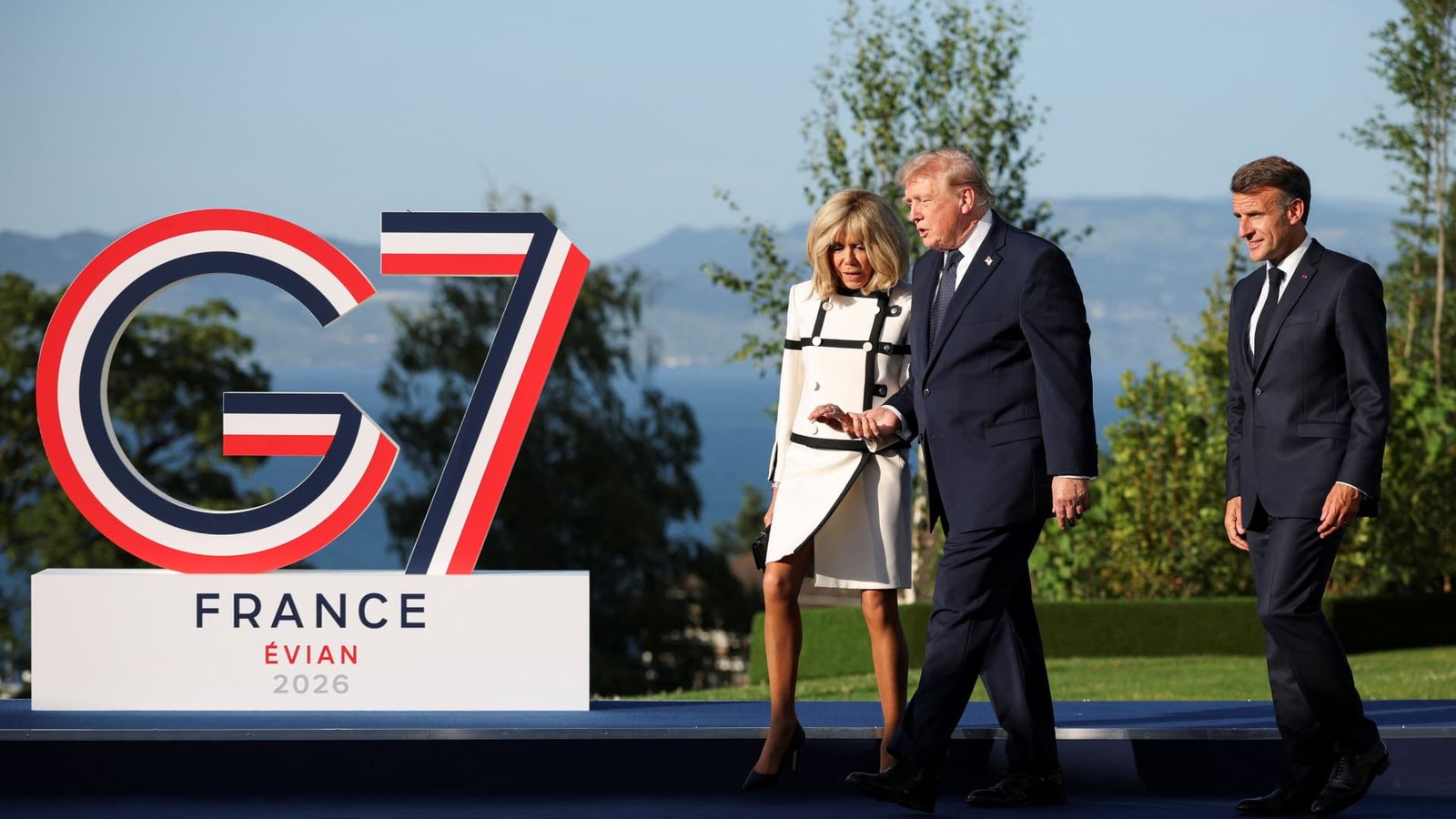 Trump denies U.S. will put ‘any money’ into Iran, as he meets allies at G7 summit