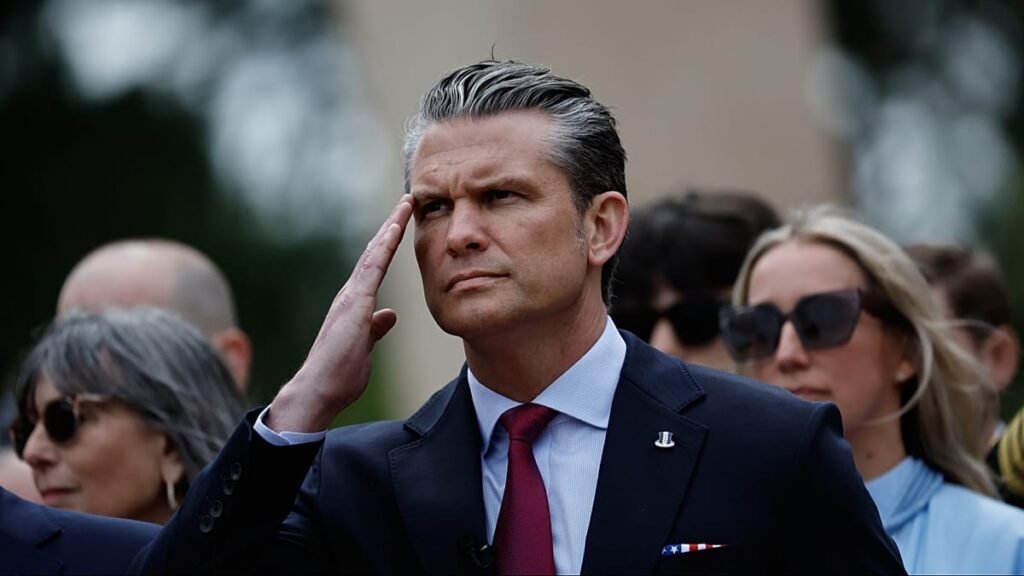 Hegseth urges Europe to focus on defence at D-Day memorial