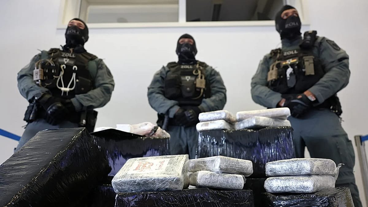 Germany seizes tonnes of cocaine in €500m bust at North Sea port