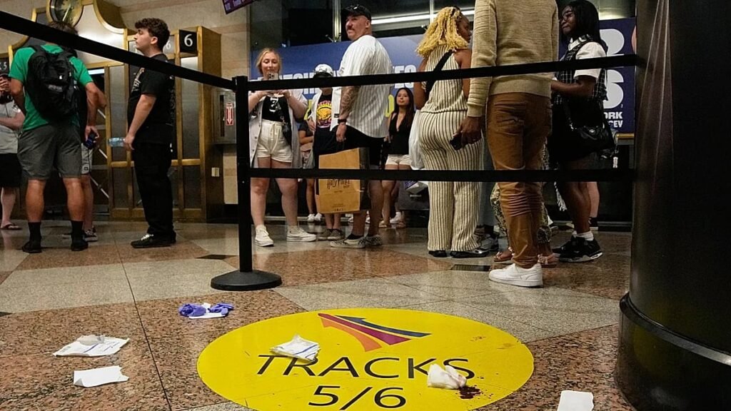 At least six people wounded in stabbing at New York’s Penn Station