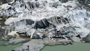 Swiss glaciers melting rapidly in June as Europe faces extreme heat