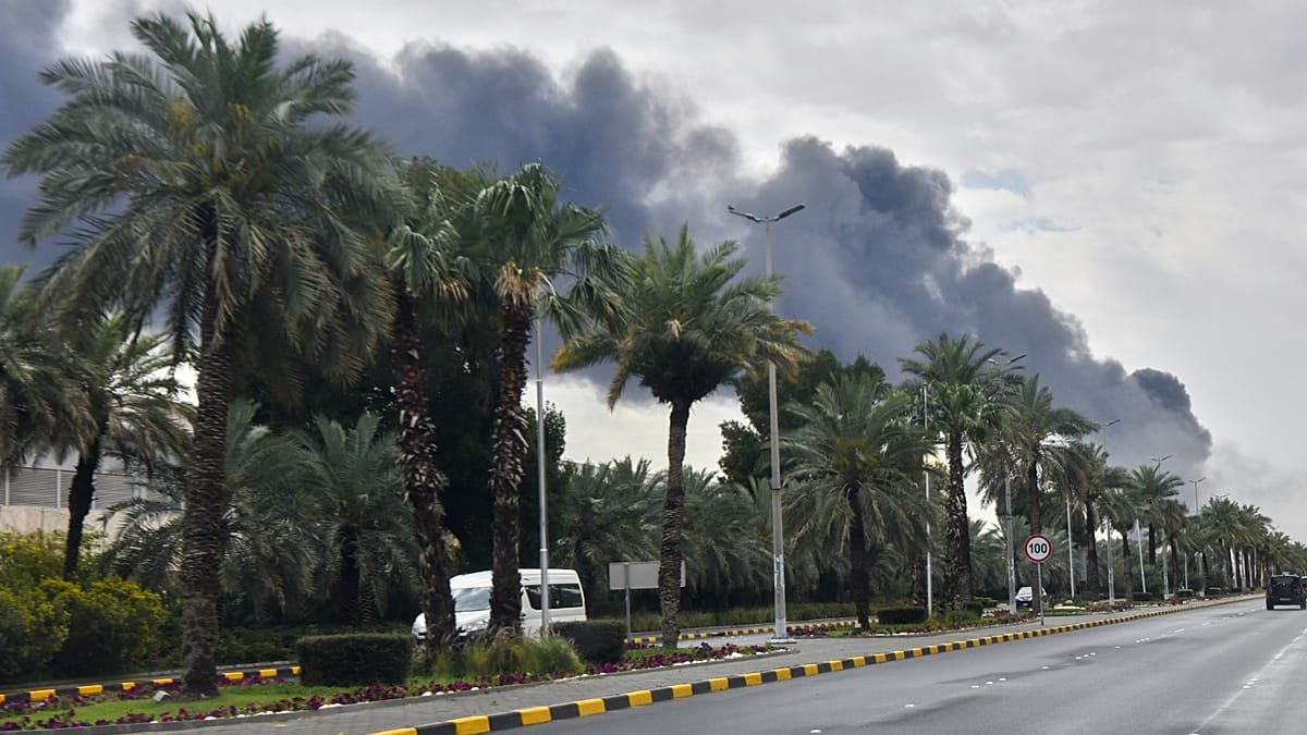 Iranian drone attack hits Kuwait airport as US and Iran trade strikes
