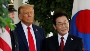 South Korea’s Lee asks Trump to lead peaceful diplomacy with North Korea