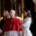 Pope urges leaders to stop dividing as he meets migrants, homeless in Spain