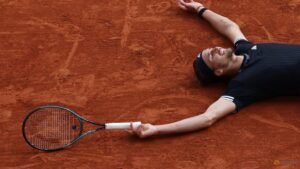 Zverev breaks down the wall to enter Grand Slam winners’ circle at French Open